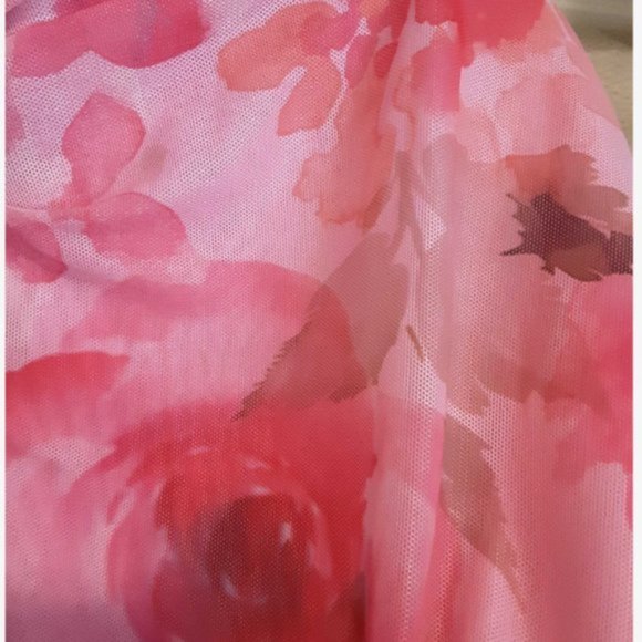 Pink Floral Print Cami Bodycon Dress - Picture 5 of 7